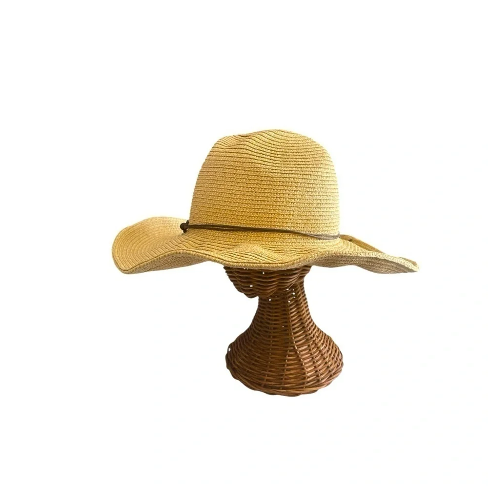 Sun ‘N’ Sand Stylish Tan Straw Hat, Summer, Festivals, Vacation, Beach